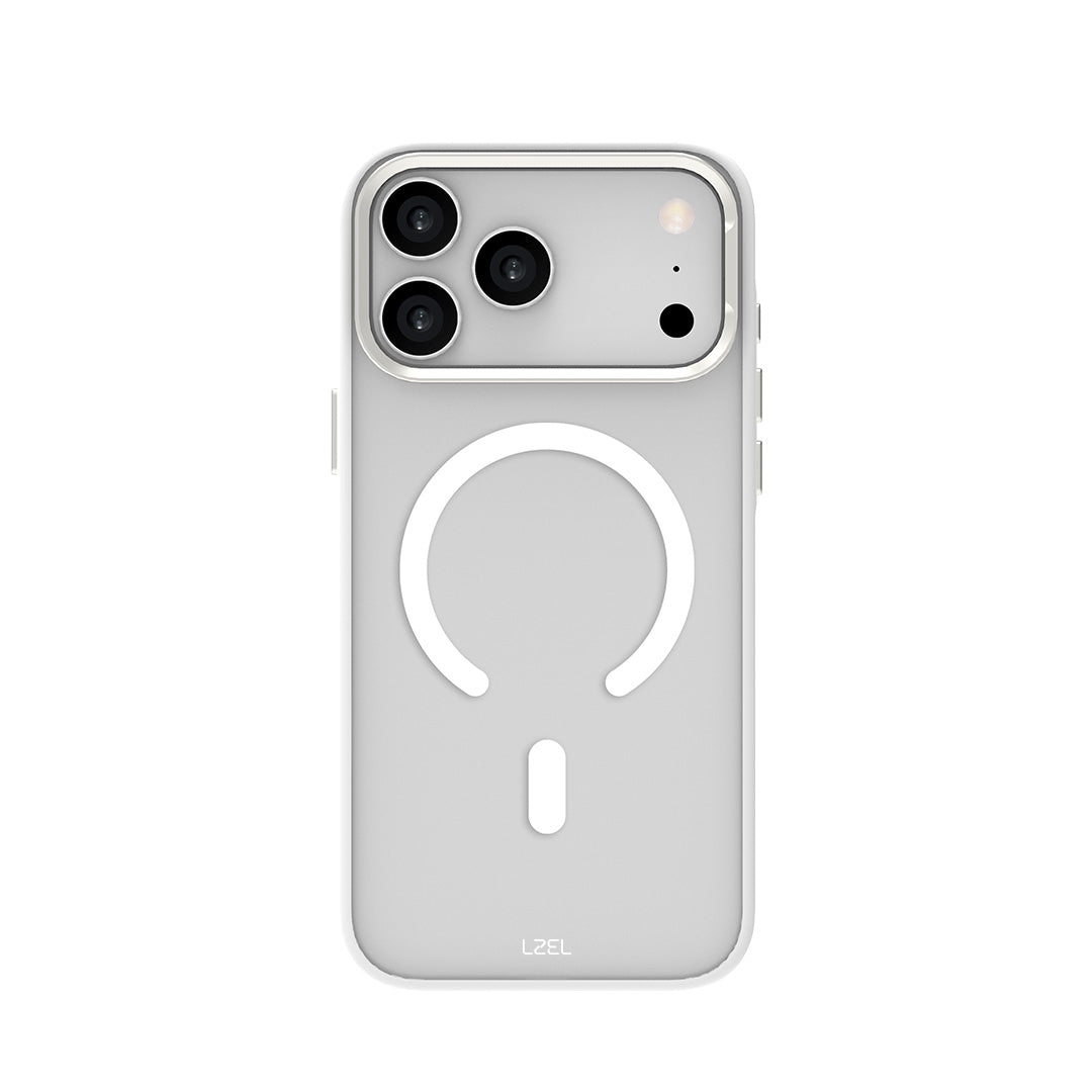 LZEL MagHexro Matte Case for iPhone 17 Pro Max| White LZEL MagHexro Matte Case for iPhone 17 Pro Max| White